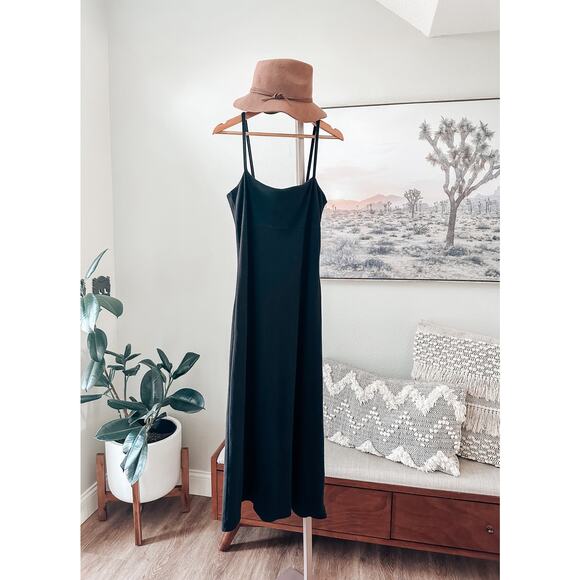 Y2K Victoria’s Secret curve hugging stretch ribbed bra top maxi dress - Picture 4 of 6